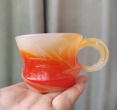 Tazza corniola intaglio agata