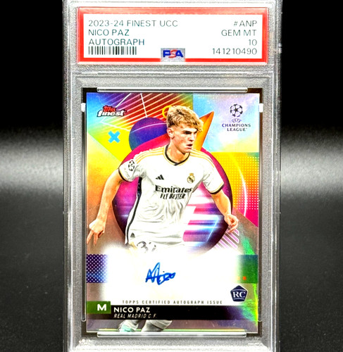 Nico paz 2023 topps - paz, finest