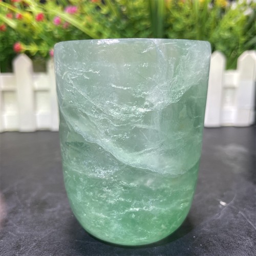Tazza fluorite verde naturale